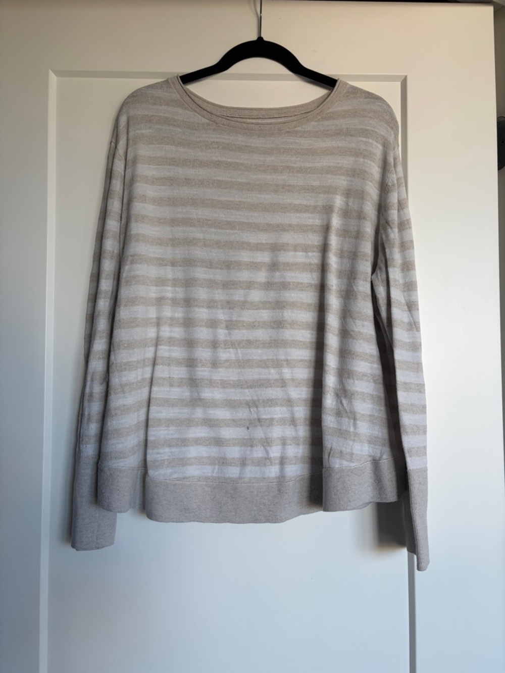 Lou and Grey -Anthropologie- striped lightweight summer sweater xl